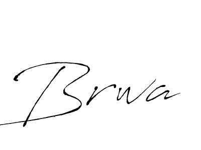 Antro_Vectra is a professional signature style that is perfect for those who want to add a touch of class to their signature. It is also a great choice for those who want to make their signature more unique. Get Brwa name to fancy signature for free. Brwa signature style 6 images and pictures png