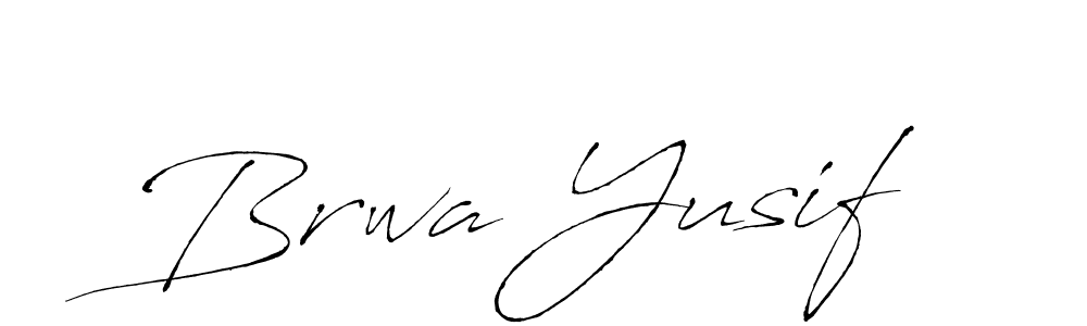 Use a signature maker to create a handwritten signature online. With this signature software, you can design (Antro_Vectra) your own signature for name Brwa Yusif. Brwa Yusif signature style 6 images and pictures png