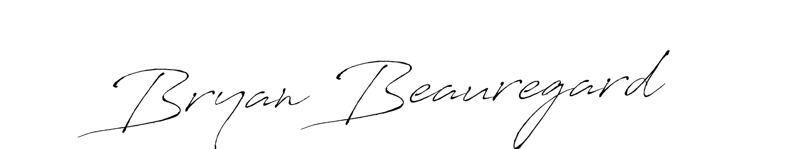 Make a beautiful signature design for name Bryan Beauregard. With this signature (Antro_Vectra) style, you can create a handwritten signature for free. Bryan Beauregard signature style 6 images and pictures png