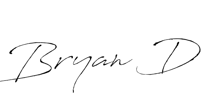 Make a beautiful signature design for name Bryan D. With this signature (Antro_Vectra) style, you can create a handwritten signature for free. Bryan D signature style 6 images and pictures png