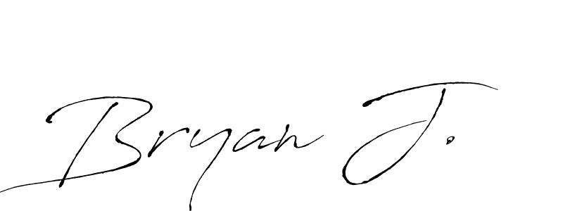 The best way (Antro_Vectra) to make a short signature is to pick only two or three words in your name. The name Bryan J. include a total of six letters. For converting this name. Bryan J. signature style 6 images and pictures png