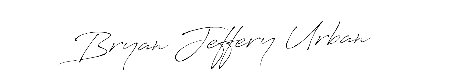 Make a beautiful signature design for name Bryan Jeffery Urban. With this signature (Antro_Vectra) style, you can create a handwritten signature for free. Bryan Jeffery Urban signature style 6 images and pictures png