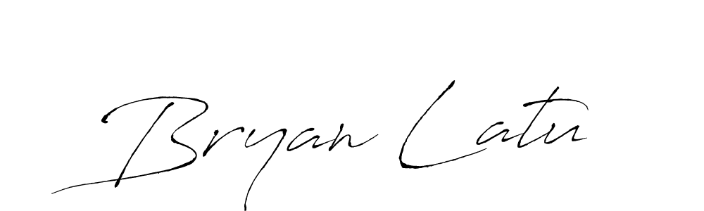 Once you've used our free online signature maker to create your best signature Antro_Vectra style, it's time to enjoy all of the benefits that Bryan Latu name signing documents. Bryan Latu signature style 6 images and pictures png
