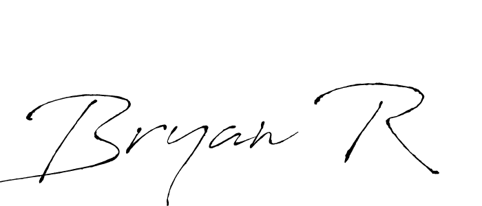 Design your own signature with our free online signature maker. With this signature software, you can create a handwritten (Antro_Vectra) signature for name Bryan R. Bryan R signature style 6 images and pictures png