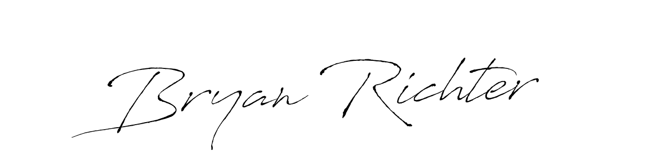 Bryan Richter stylish signature style. Best Handwritten Sign (Antro_Vectra) for my name. Handwritten Signature Collection Ideas for my name Bryan Richter. Bryan Richter signature style 6 images and pictures png