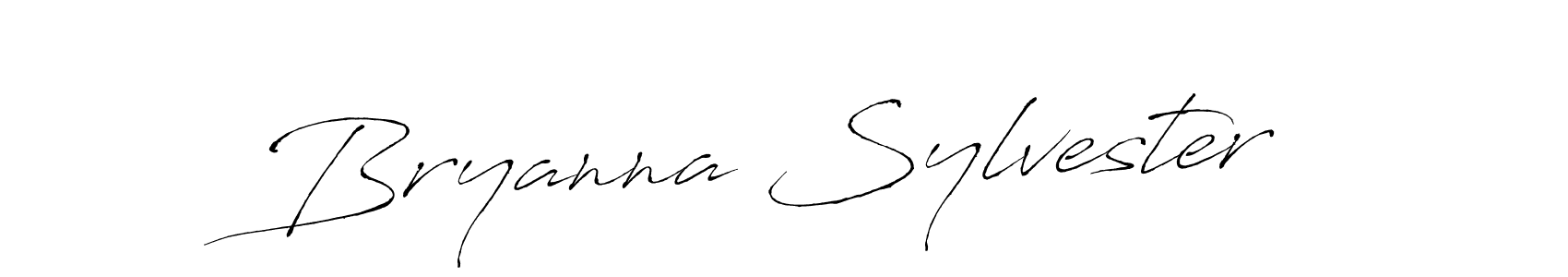 Antro_Vectra is a professional signature style that is perfect for those who want to add a touch of class to their signature. It is also a great choice for those who want to make their signature more unique. Get Bryanna Sylvester name to fancy signature for free. Bryanna Sylvester signature style 6 images and pictures png