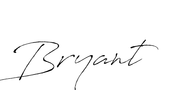 Use a signature maker to create a handwritten signature online. With this signature software, you can design (Antro_Vectra) your own signature for name Bryant. Bryant signature style 6 images and pictures png