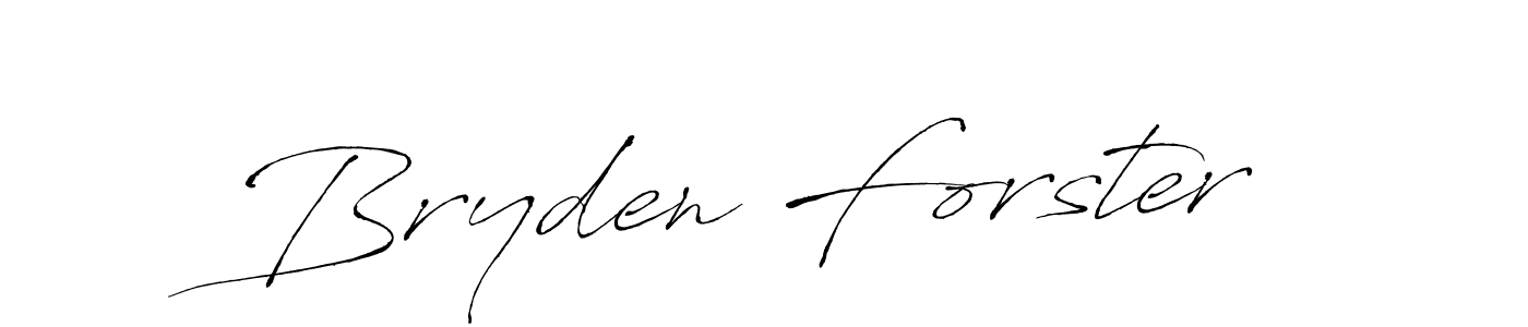 Create a beautiful signature design for name Bryden Forster. With this signature (Antro_Vectra) fonts, you can make a handwritten signature for free. Bryden Forster signature style 6 images and pictures png