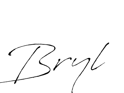 Create a beautiful signature design for name Bryl. With this signature (Antro_Vectra) fonts, you can make a handwritten signature for free. Bryl signature style 6 images and pictures png