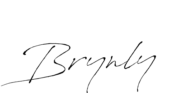 Make a beautiful signature design for name Brynly. With this signature (Antro_Vectra) style, you can create a handwritten signature for free. Brynly signature style 6 images and pictures png