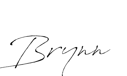 Design your own signature with our free online signature maker. With this signature software, you can create a handwritten (Antro_Vectra) signature for name Brynn. Brynn signature style 6 images and pictures png