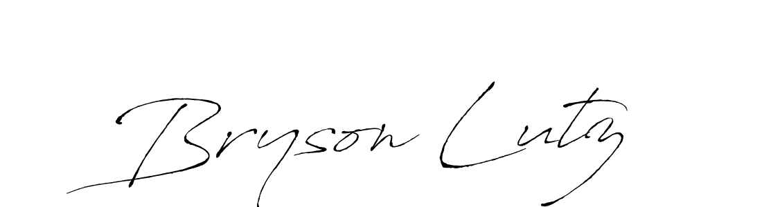 You should practise on your own different ways (Antro_Vectra) to write your name (Bryson Lutz) in signature. don't let someone else do it for you. Bryson Lutz signature style 6 images and pictures png