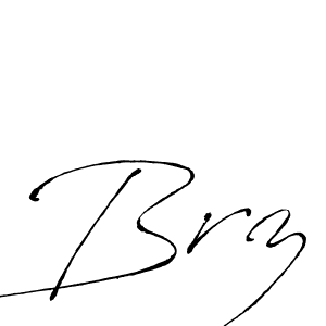 Make a beautiful signature design for name Brz. With this signature (Antro_Vectra) style, you can create a handwritten signature for free. Brz signature style 6 images and pictures png