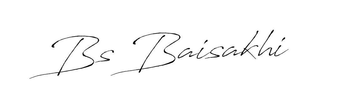 Use a signature maker to create a handwritten signature online. With this signature software, you can design (Antro_Vectra) your own signature for name Bs Baisakhi. Bs Baisakhi signature style 6 images and pictures png