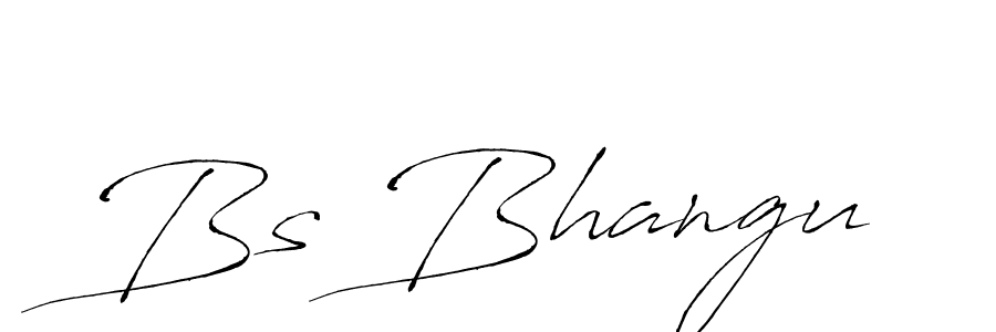 Make a beautiful signature design for name Bs Bhangu. Use this online signature maker to create a handwritten signature for free. Bs Bhangu signature style 6 images and pictures png