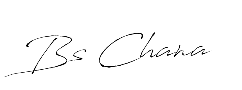 How to make Bs Chana signature? Antro_Vectra is a professional autograph style. Create handwritten signature for Bs Chana name. Bs Chana signature style 6 images and pictures png