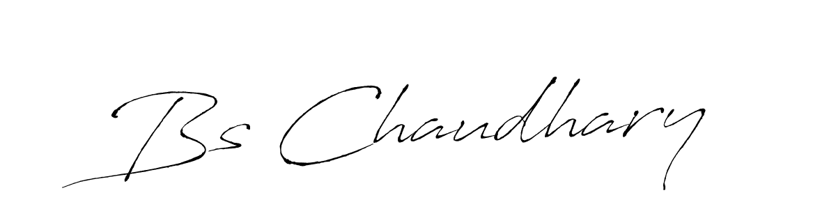 How to make Bs Chaudhary name signature. Use Antro_Vectra style for creating short signs online. This is the latest handwritten sign. Bs Chaudhary signature style 6 images and pictures png