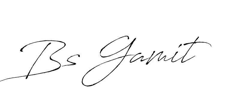 Create a beautiful signature design for name Bs Gamit. With this signature (Antro_Vectra) fonts, you can make a handwritten signature for free. Bs Gamit signature style 6 images and pictures png