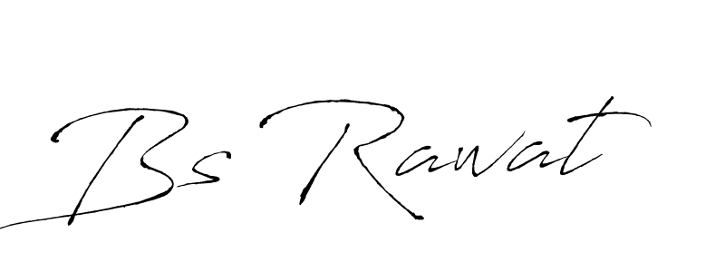 How to make Bs Rawat signature? Antro_Vectra is a professional autograph style. Create handwritten signature for Bs Rawat name. Bs Rawat signature style 6 images and pictures png