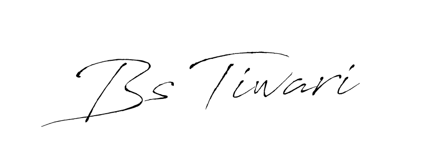 How to make Bs Tiwari name signature. Use Antro_Vectra style for creating short signs online. This is the latest handwritten sign. Bs Tiwari signature style 6 images and pictures png