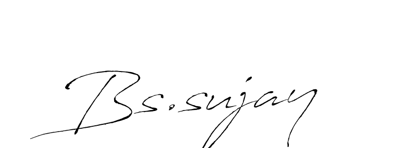 It looks lik you need a new signature style for name Bs.sujay. Design unique handwritten (Antro_Vectra) signature with our free signature maker in just a few clicks. Bs.sujay signature style 6 images and pictures png