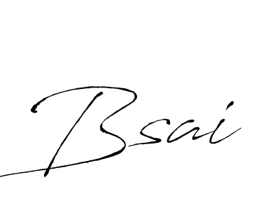 How to make Bsai signature? Antro_Vectra is a professional autograph style. Create handwritten signature for Bsai name. Bsai signature style 6 images and pictures png