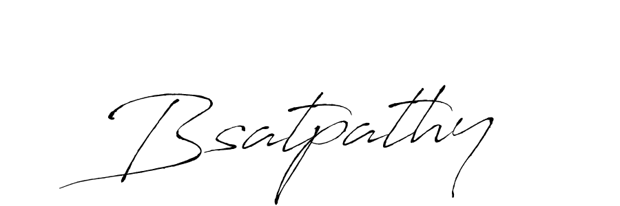 The best way (Antro_Vectra) to make a short signature is to pick only two or three words in your name. The name Bsatpathy include a total of six letters. For converting this name. Bsatpathy signature style 6 images and pictures png