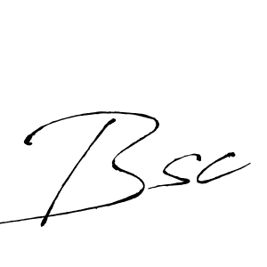Design your own signature with our free online signature maker. With this signature software, you can create a handwritten (Antro_Vectra) signature for name Bsc. Bsc signature style 6 images and pictures png