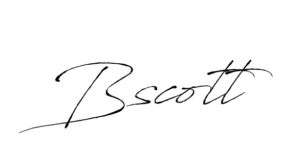 Bscott stylish signature style. Best Handwritten Sign (Antro_Vectra) for my name. Handwritten Signature Collection Ideas for my name Bscott. Bscott signature style 6 images and pictures png