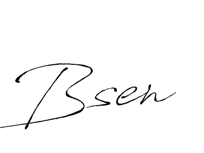 How to make Bsen name signature. Use Antro_Vectra style for creating short signs online. This is the latest handwritten sign. Bsen signature style 6 images and pictures png