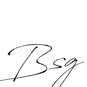 Design your own signature with our free online signature maker. With this signature software, you can create a handwritten (Antro_Vectra) signature for name Bsg. Bsg signature style 6 images and pictures png