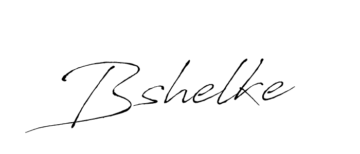 How to make Bshelke signature? Antro_Vectra is a professional autograph style. Create handwritten signature for Bshelke name. Bshelke signature style 6 images and pictures png