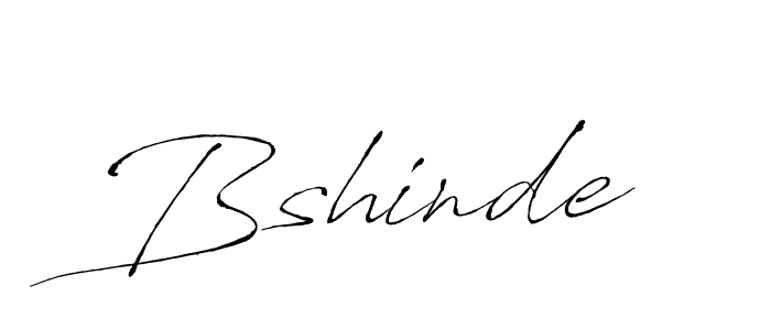 How to make Bshinde signature? Antro_Vectra is a professional autograph style. Create handwritten signature for Bshinde name. Bshinde signature style 6 images and pictures png