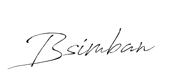 Antro_Vectra is a professional signature style that is perfect for those who want to add a touch of class to their signature. It is also a great choice for those who want to make their signature more unique. Get Bsimban name to fancy signature for free. Bsimban signature style 6 images and pictures png