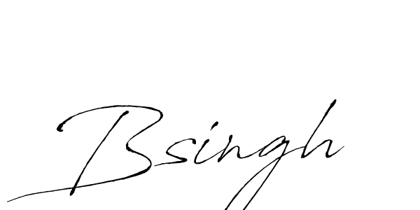 How to Draw Bsingh signature style? Antro_Vectra is a latest design signature styles for name Bsingh. Bsingh signature style 6 images and pictures png