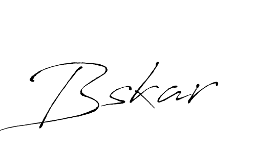 How to make Bskar signature? Antro_Vectra is a professional autograph style. Create handwritten signature for Bskar name. Bskar signature style 6 images and pictures png
