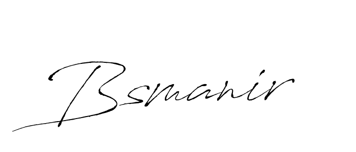 Make a beautiful signature design for name Bsmanir. Use this online signature maker to create a handwritten signature for free. Bsmanir signature style 6 images and pictures png