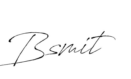 How to make Bsmit signature? Antro_Vectra is a professional autograph style. Create handwritten signature for Bsmit name. Bsmit signature style 6 images and pictures png