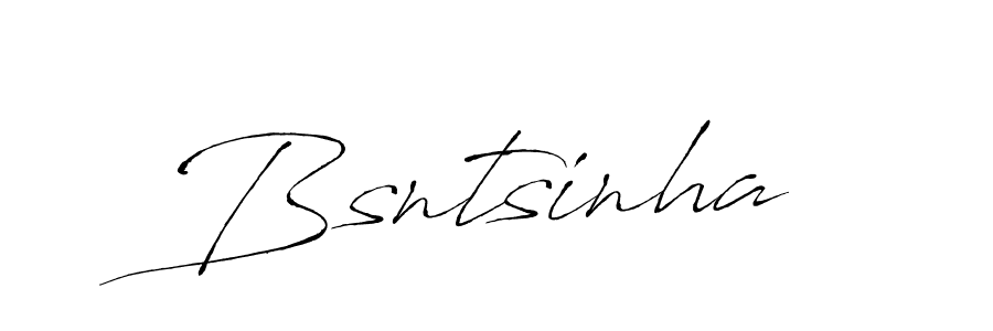 How to make Bsntsinha name signature. Use Antro_Vectra style for creating short signs online. This is the latest handwritten sign. Bsntsinha signature style 6 images and pictures png