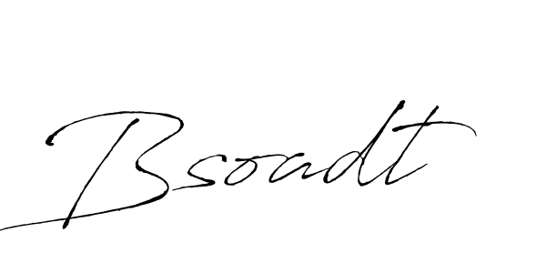 Similarly Antro_Vectra is the best handwritten signature design. Signature creator online .You can use it as an online autograph creator for name Bsoadt. Bsoadt signature style 6 images and pictures png