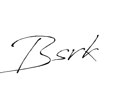 Antro_Vectra is a professional signature style that is perfect for those who want to add a touch of class to their signature. It is also a great choice for those who want to make their signature more unique. Get Bsrk name to fancy signature for free. Bsrk signature style 6 images and pictures png