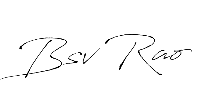 You should practise on your own different ways (Antro_Vectra) to write your name (Bsv Rao) in signature. don't let someone else do it for you. Bsv Rao signature style 6 images and pictures png