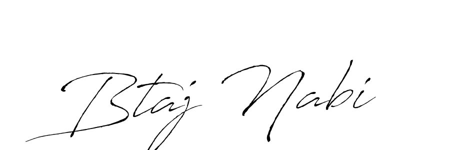 Create a beautiful signature design for name Btaj Nabi. With this signature (Antro_Vectra) fonts, you can make a handwritten signature for free. Btaj Nabi signature style 6 images and pictures png