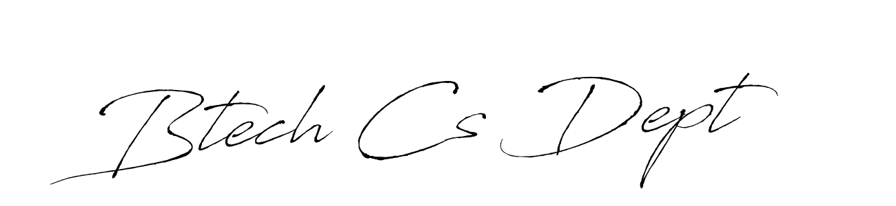 Similarly Antro_Vectra is the best handwritten signature design. Signature creator online .You can use it as an online autograph creator for name Btech Cs Dept. Btech Cs Dept signature style 6 images and pictures png