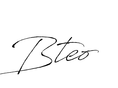 How to make Bteo signature? Antro_Vectra is a professional autograph style. Create handwritten signature for Bteo name. Bteo signature style 6 images and pictures png