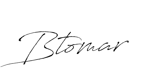 Make a beautiful signature design for name Btomar. With this signature (Antro_Vectra) style, you can create a handwritten signature for free. Btomar signature style 6 images and pictures png