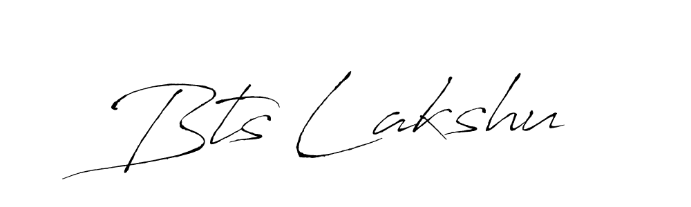 How to make Bts Lakshu signature? Antro_Vectra is a professional autograph style. Create handwritten signature for Bts Lakshu name. Bts Lakshu signature style 6 images and pictures png