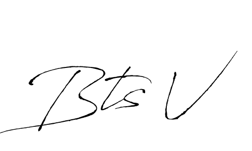 You should practise on your own different ways (Antro_Vectra) to write your name (Bts V) in signature. don't let someone else do it for you. Bts V signature style 6 images and pictures png