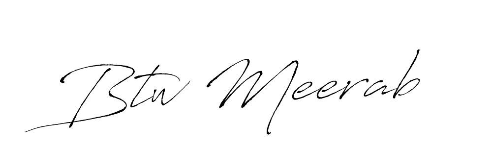 Similarly Antro_Vectra is the best handwritten signature design. Signature creator online .You can use it as an online autograph creator for name Btw Meerab. Btw Meerab signature style 6 images and pictures png