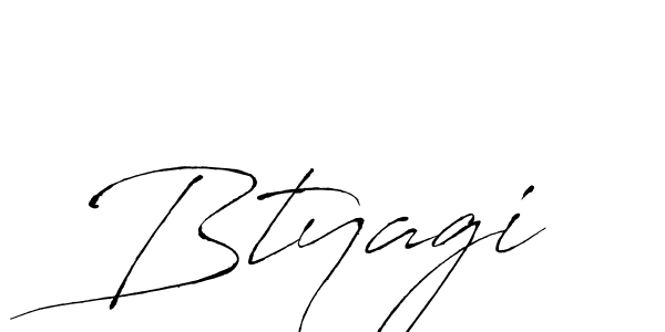 You should practise on your own different ways (Antro_Vectra) to write your name (Btyagi) in signature. don't let someone else do it for you. Btyagi signature style 6 images and pictures png